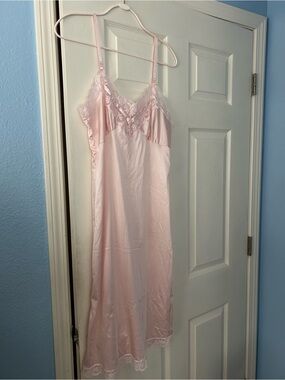 Baby Pink Vintage Slip Dress